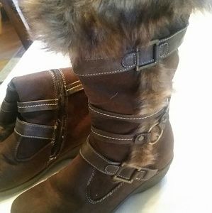 Kenneth Cole Unlisted Winter Fur Trimmed Boots